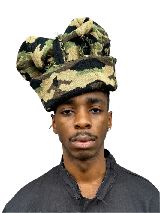 DOUBLE BEANIES MILITARY