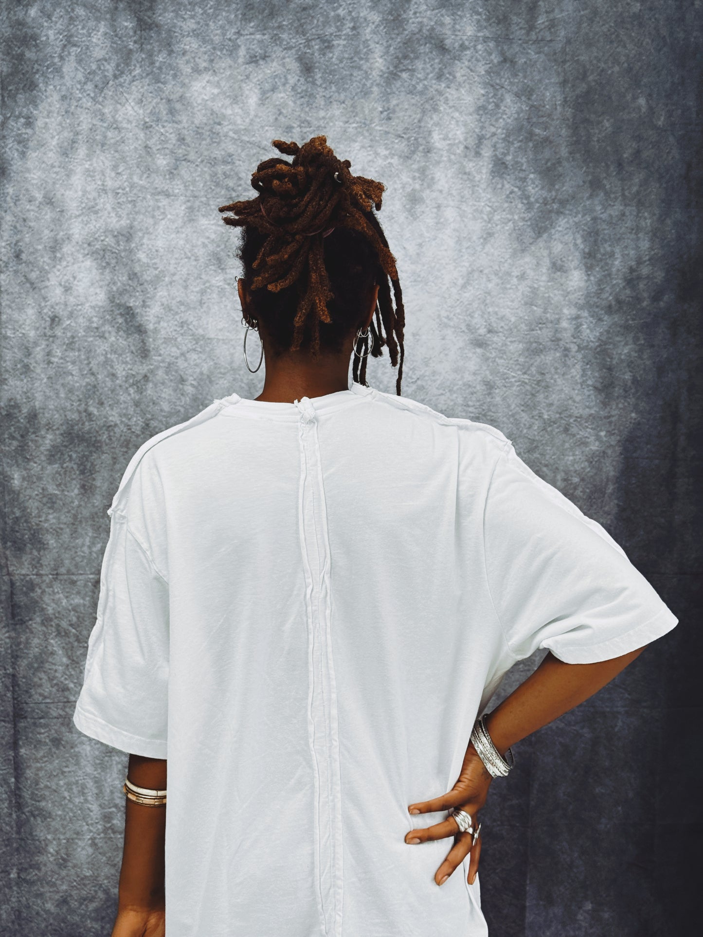 NTBS WHITE TEE PANAFRICAN