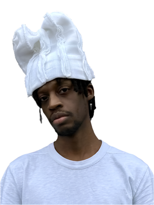 DOUBLE BEANIES WHITE