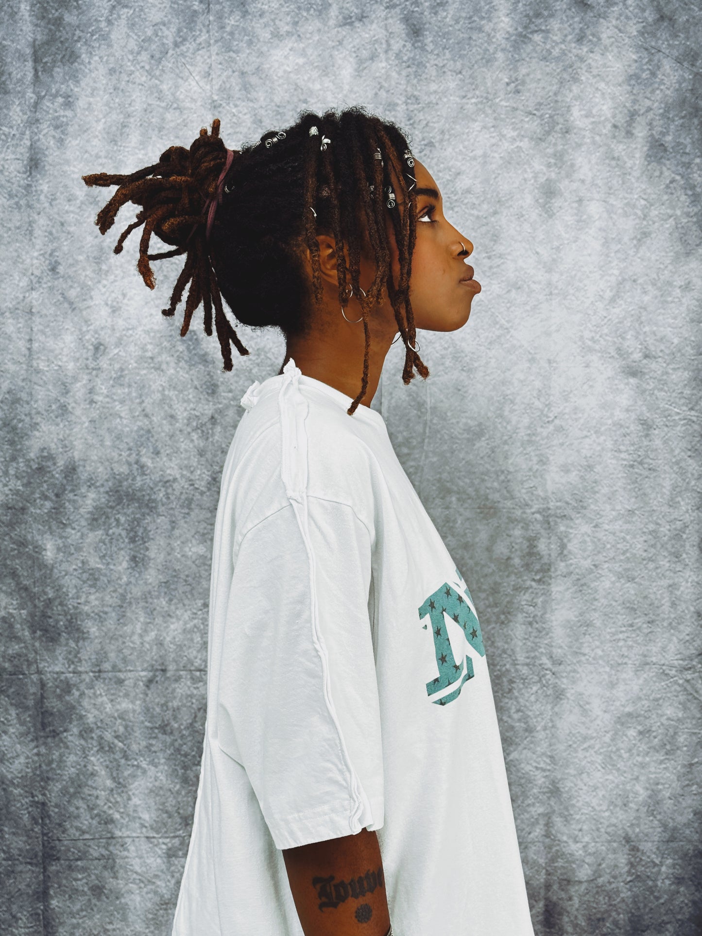 NTBS WHITE TEE PANAFRICAN