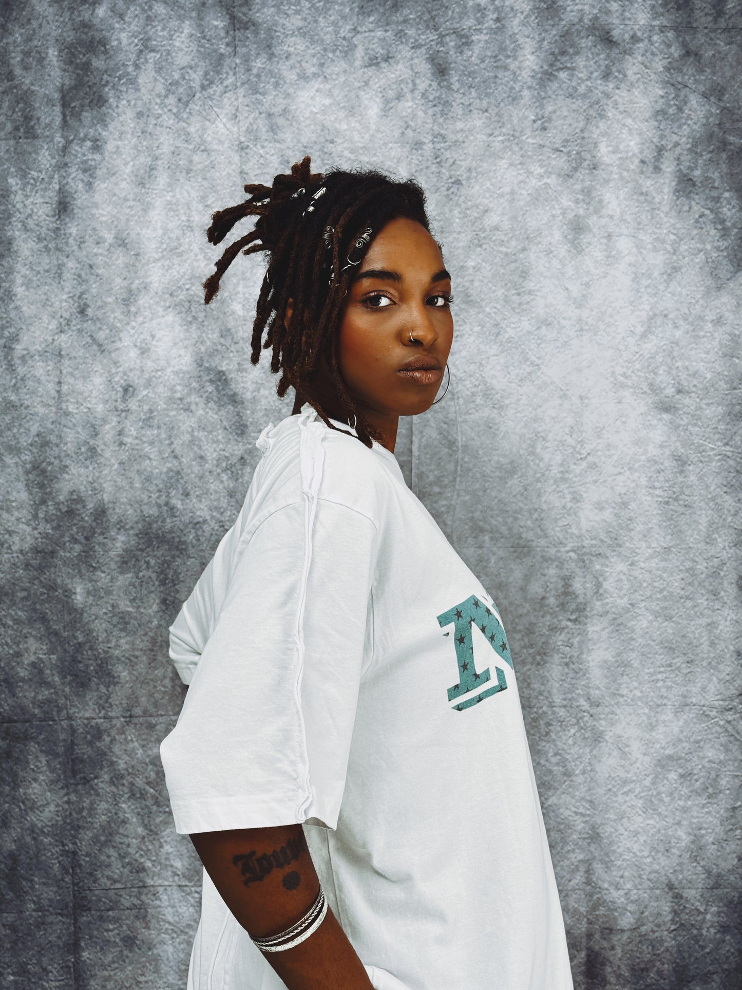NTBS WHITE TEE PANAFRICAN
