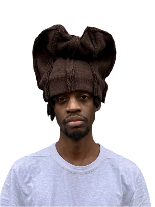 DOUBLE BEANIES BROWN