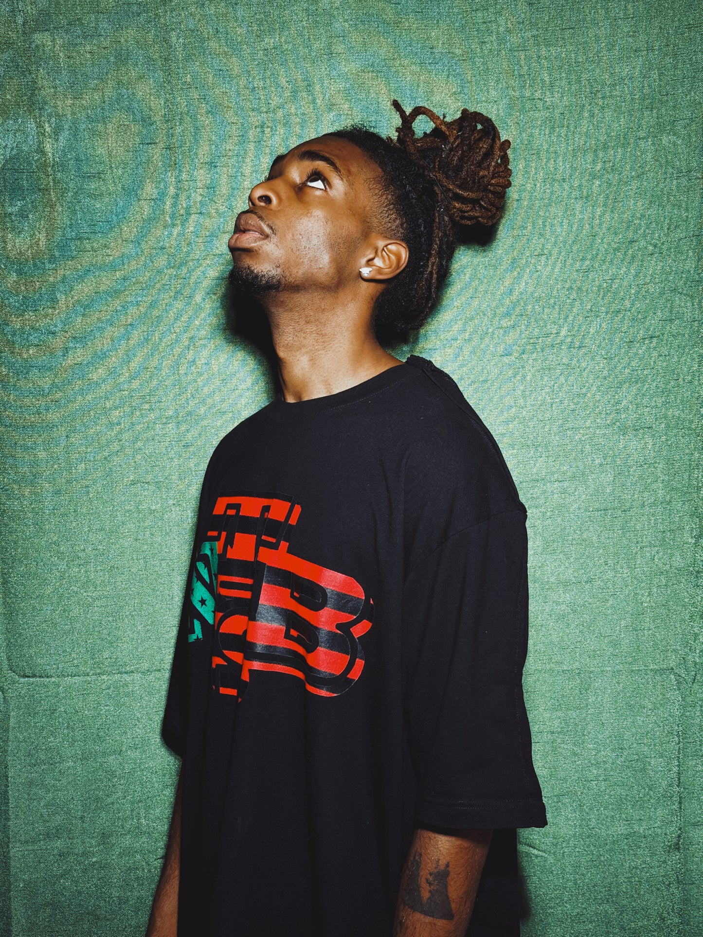 NTBS BLACK TEE PANAFRICAN